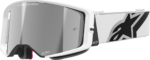 Alpinestars Goggles - Supertech Goggle - Corp - White - Silver Mirror Lens