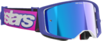 Alpinestars Goggles - Supertech Vision Goggle - Vista - Purple Fluo/Pink - Blue Mirror Lens