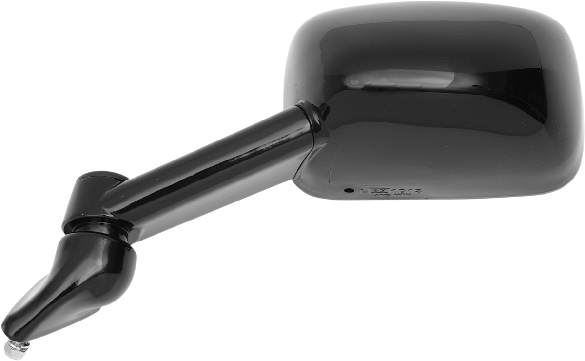 Parts Unlimited - Mirror - Side View - Rectangle - Black - Left