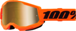 1 - Strata 2 Goggle - Neon Orange - True Gold Mirror Lens