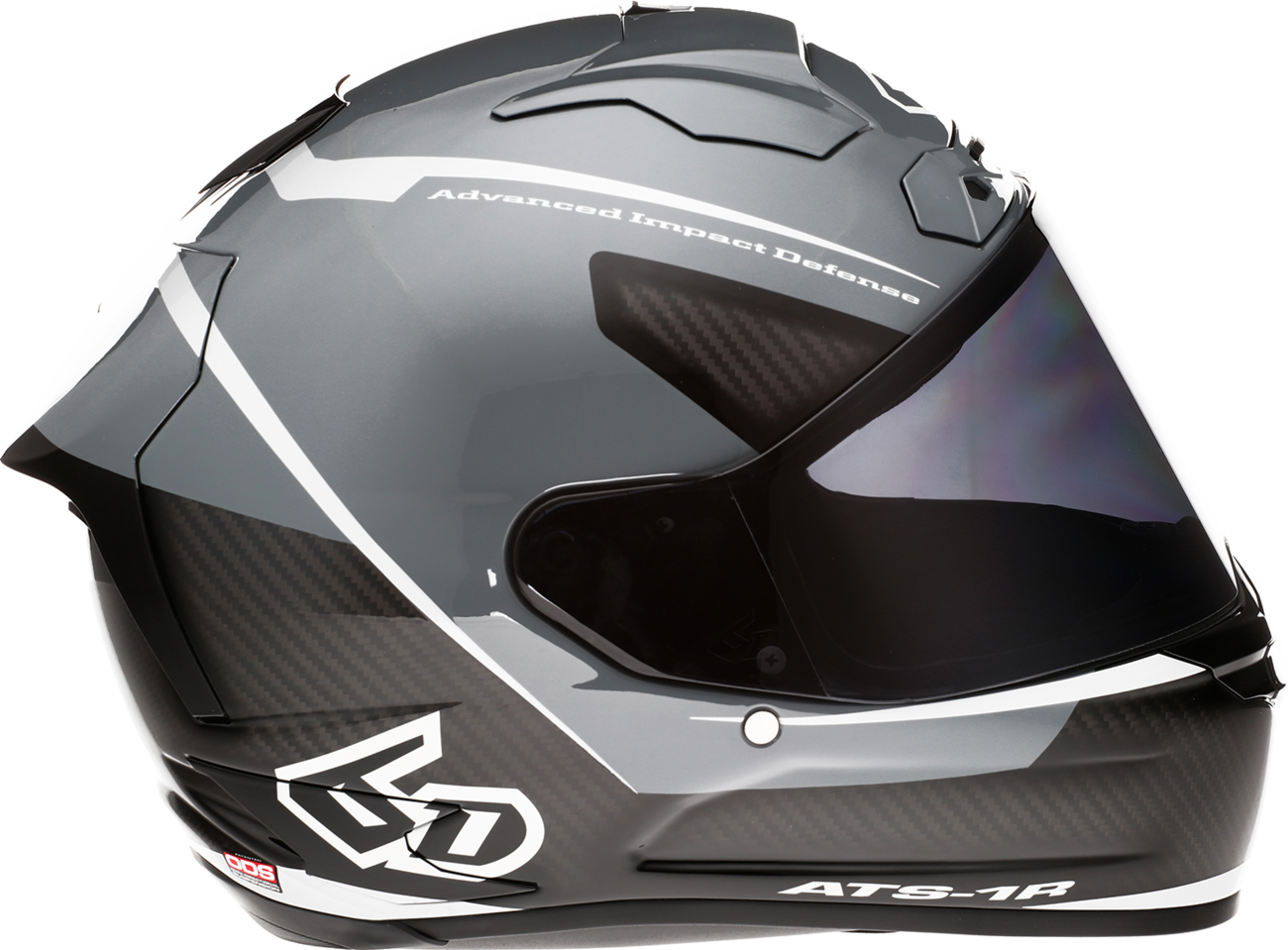 6D Helmets - ATS-1R Helmet - Alpha - Silver