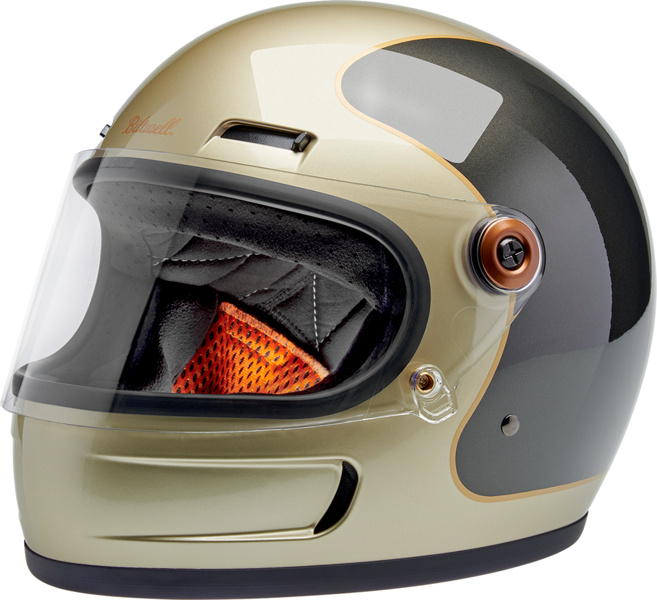 B6842F71-C956-47A9-ADC4-DB0060914922 Biltwell - Gringo SV Helmet - Tracker - Gloss Metallic Champagne/Charcoal