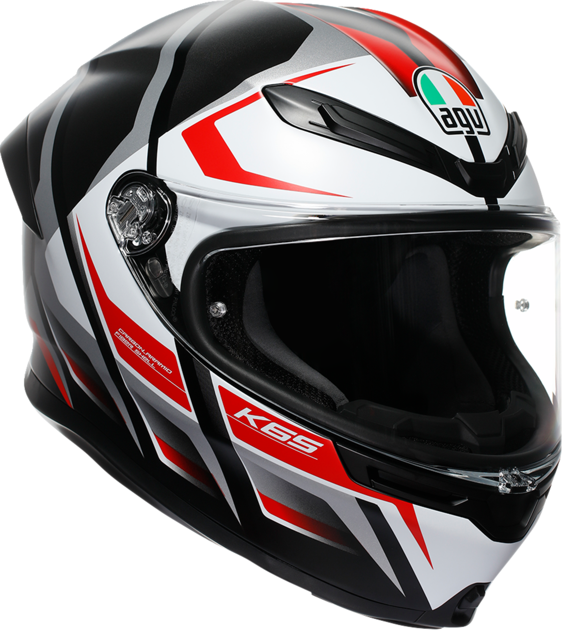 B6CE722B-B333-45B0-814A-3AC3718315B9 Agv - K6 S Helmet - Karve - Matte Black/White/Red