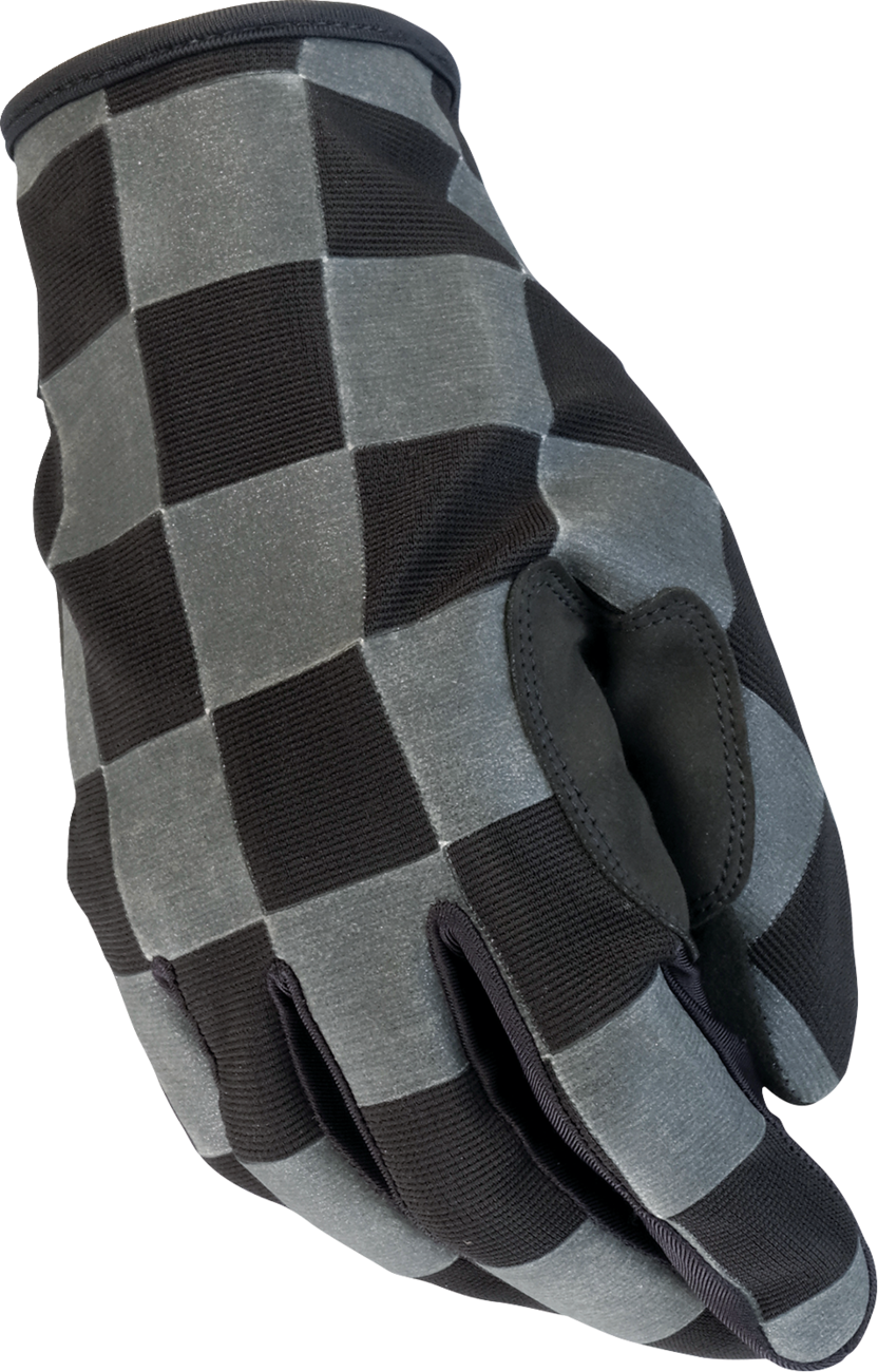 BC64EF06-41F0-4B62-A153-E8F79988D1FD Z1R - Reflective Checker Gloves - Black