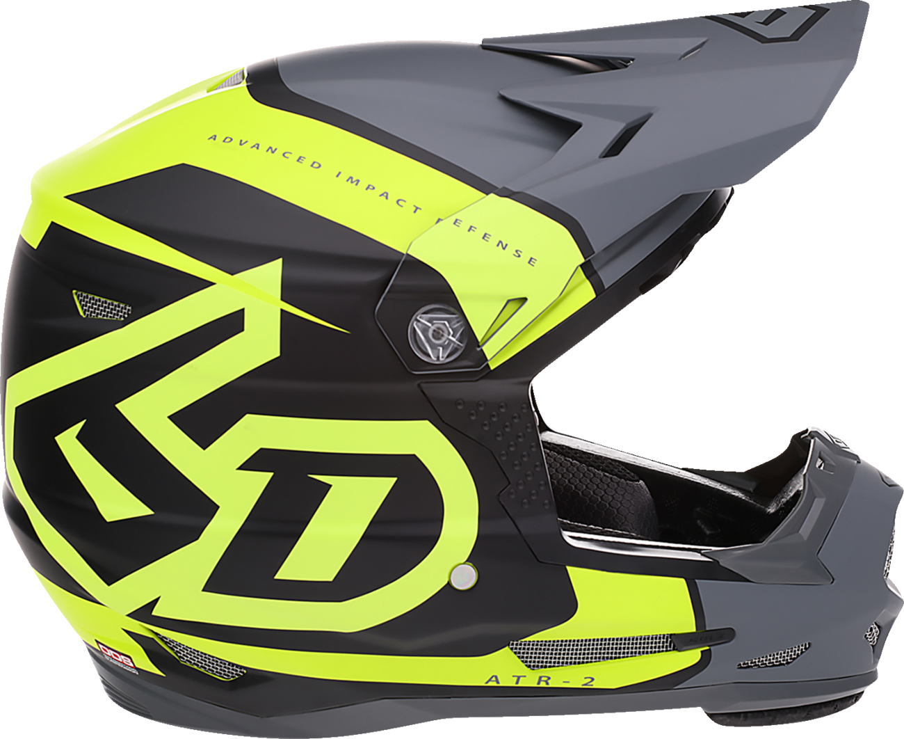 6D Helmets - ATR-2Y Helmet - Torque - Neon Yellow