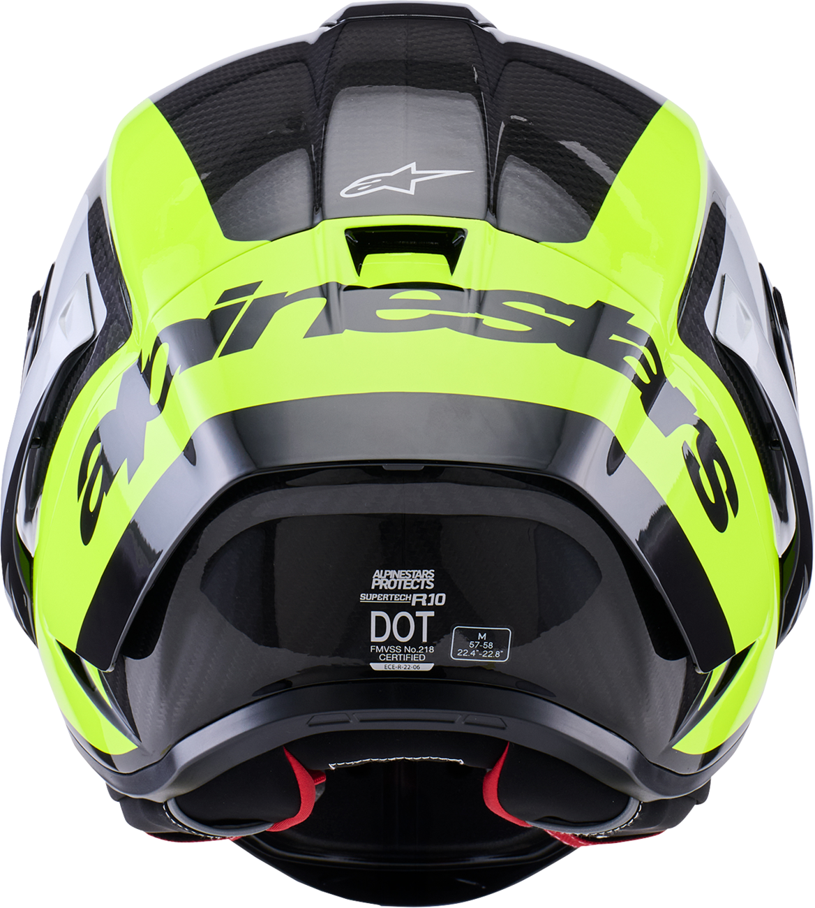 C2B07B99-2532-4947-8977-3D6CC74BD78E Alpinestars - Supertech R10 Helmet - 22.06 - Arius - Gloss Black/Silver/Yellow Fluo