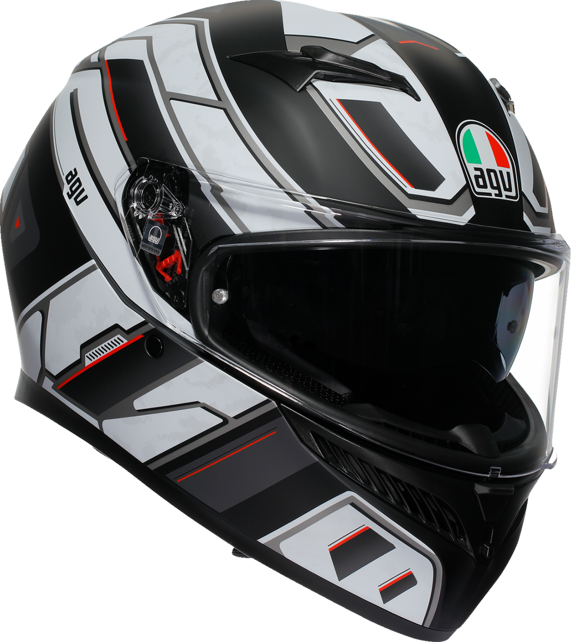 C520B2A1-3B7A-4D9A-AA88-9E3123363BB2 Agv - K3 Helmet - Rivia - Matte Black/White