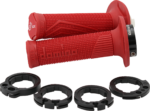 Domino - D100 D-Lock Grips - Red
