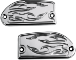 Baron - Master Cylinder Cover - Flame - Yamaha - Chrome