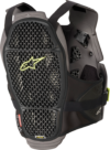 CD3F516D-A9BE-4E8A-9AF2-F645F12F9A48 Alpinestars - A-4 Max Chest Guard - Black/Anthracite/Yellow Fluo - XS/S