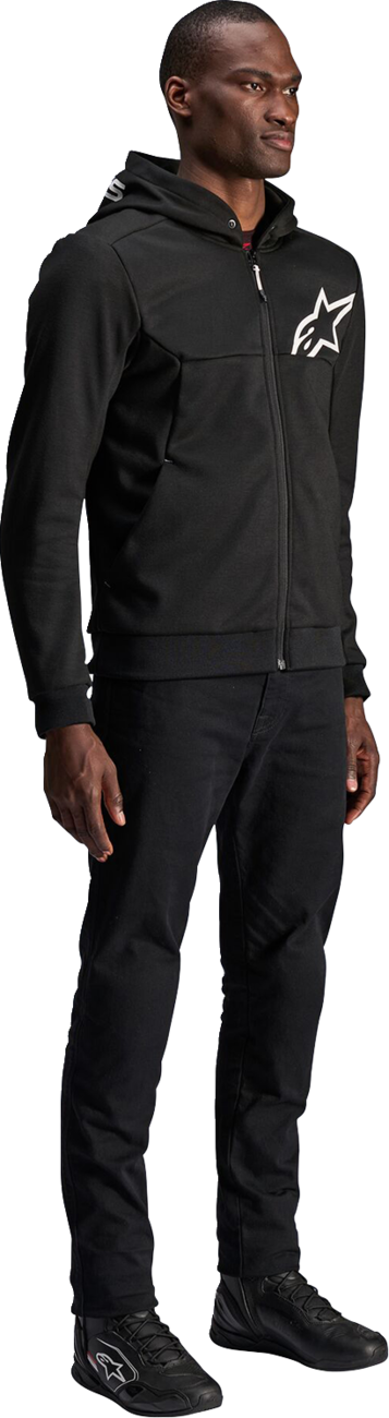 D3325EBF-65F1-42D6-9FB5-43A79D4317DD Alpinestars - Chrome v2 Sport Hoodie - Black/White