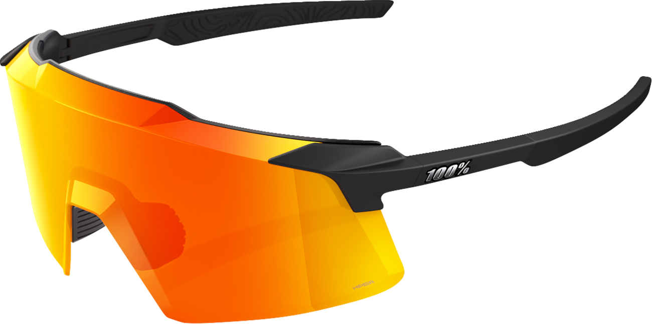 1 - Aerocraft Sunglasses - Soft Tact Black - HiPER Red Lens