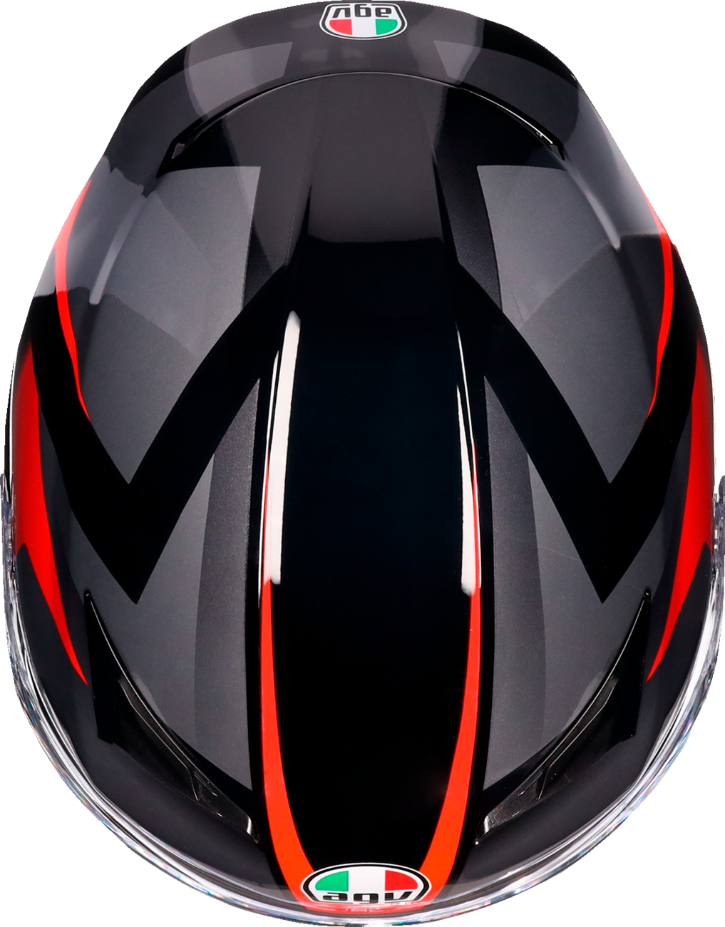 D85E17DF-495C-4FC4-9C14-6F99201CAE88 Agv - K3 Helmet - Striga - Black/Gray/Red