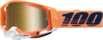 1 - Racecraft 2 Goggle - Coral - True Gold Mirror Lens
