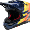 DA58D658-6934-4350-9B07-FF223F175E28 Alpinestars - Supertech M10 Helmet - TLD Edition 25 - MIPS® - Gloss Dark Blue/Orange/Yellow/Fluo Red