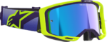 Alpinestars Goggles - Vision 8 Goggle - Corp - Purple/Yellow Fluo - Blue Mirror Lens