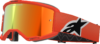 DEC14E2F-0B45-497A-A8B4-3EFA3F85534A Alpinestars Goggles - Vision 5 Goggle - Corp - Orange - Red Mirror Lens