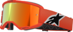 Alpinestars Goggles - Vision 5 Goggle - Corp - Orange - Red Mirror Lens