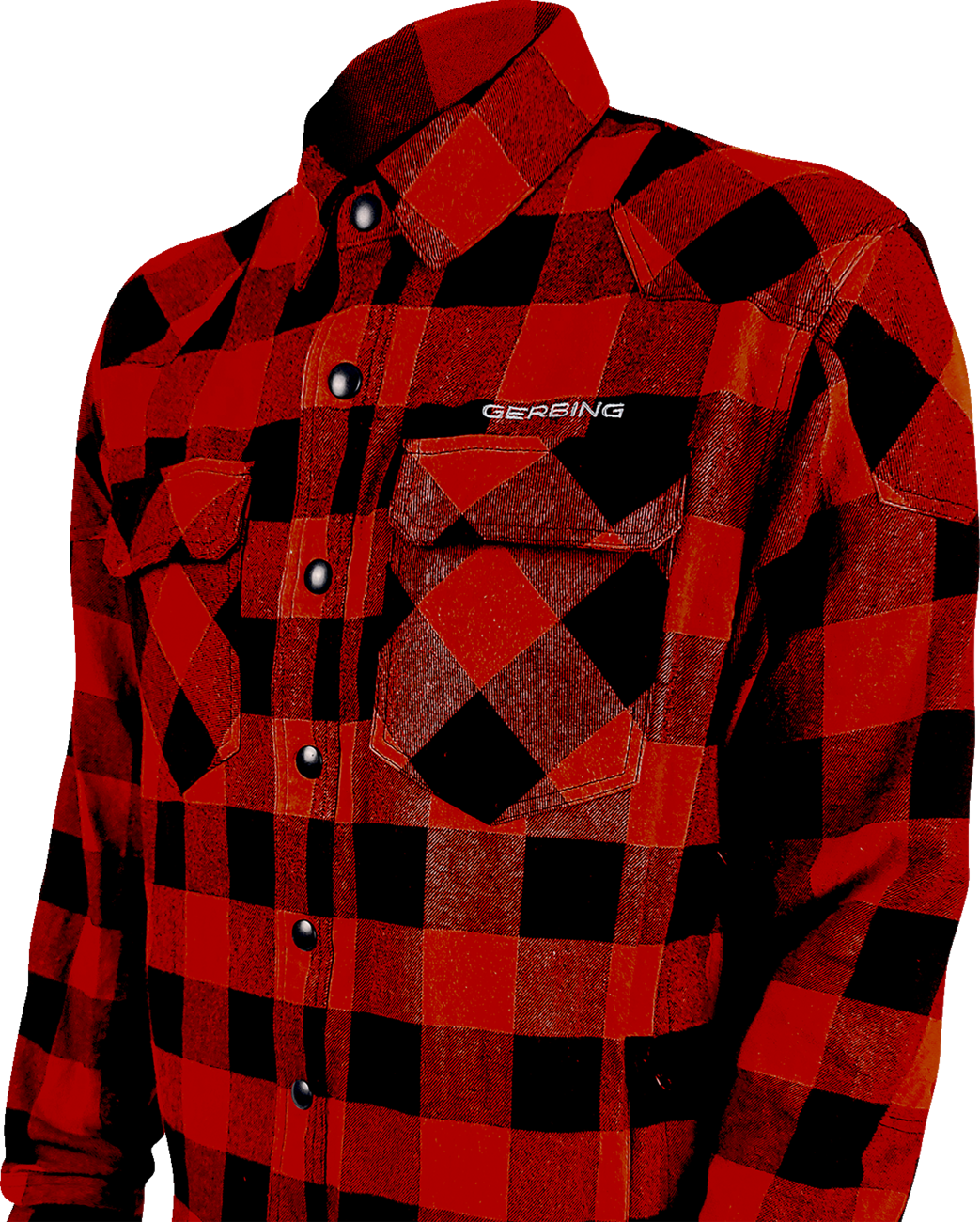 E2D5913A-BBE6-4143-BCC5-FC345D1DC60D Gerbing Heated Clothing - 7 V Battery Heated Flannel Shirt - Red/Black
