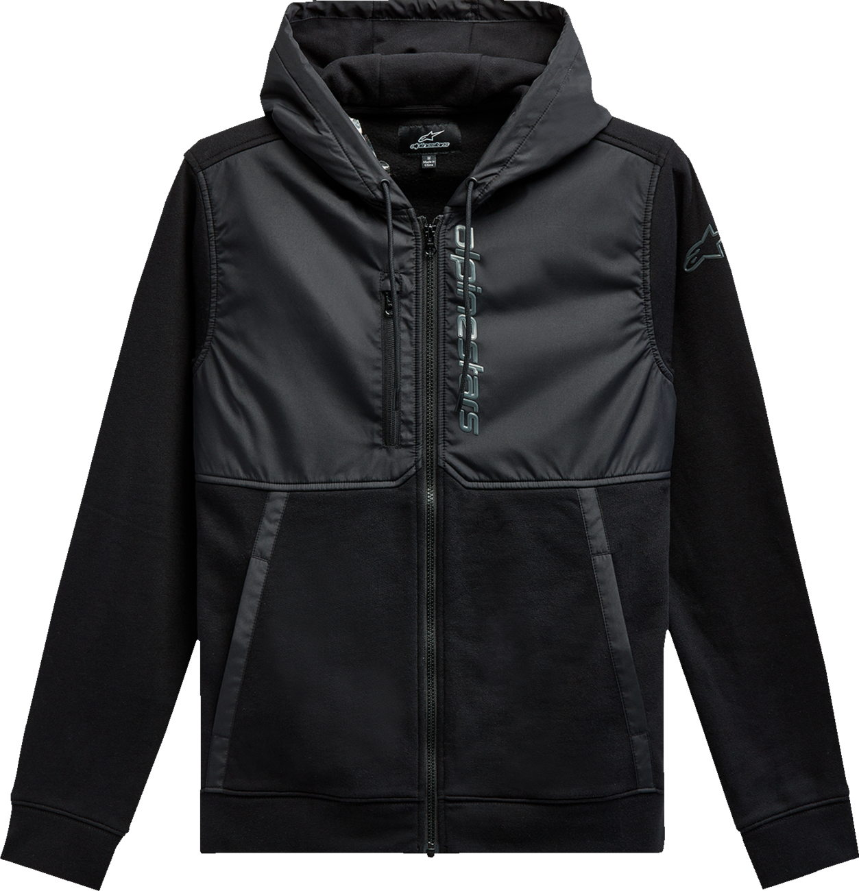 Alpinestars - Aligned Zip Hoodie - Black/Black