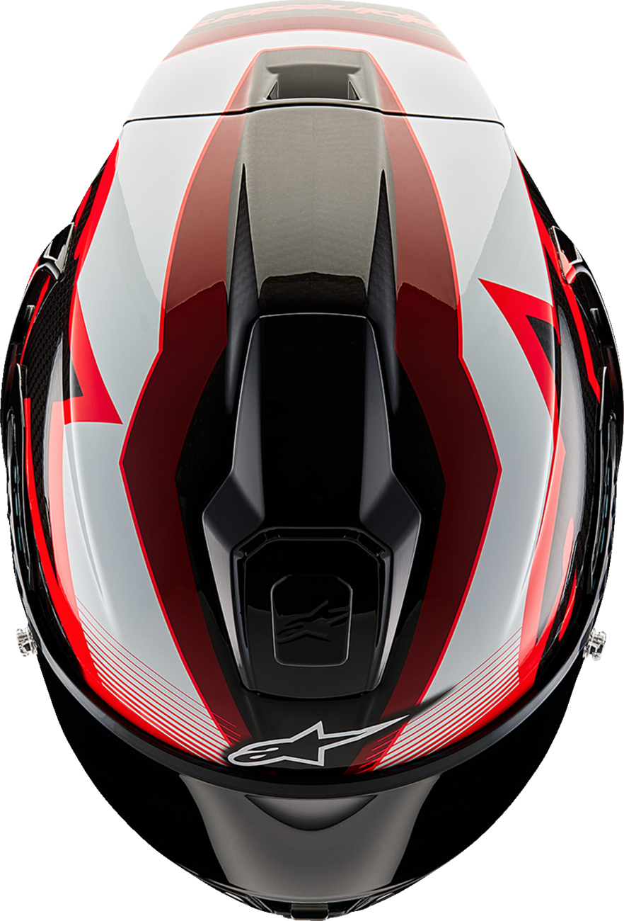 E8EECC1B-9823-4B83-BF34-12BE79C7DC9C Alpinestars - Supertech R10 Helmet - Team - Black/Carbon Red/Gloss White