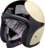 Biltwell - Bonanza Helmet - Gloss Vintage White/Black Scallop - S