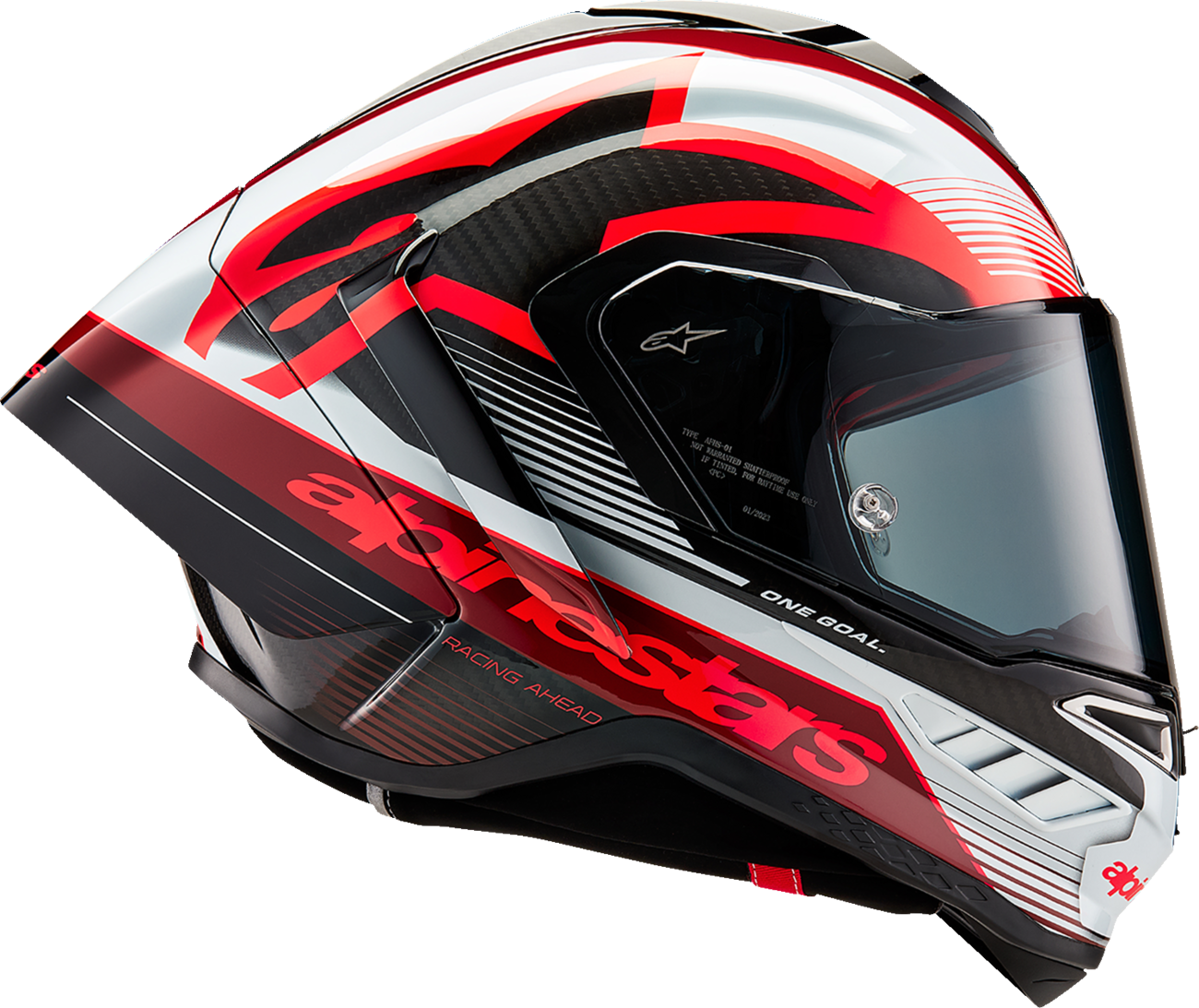 F0AADC16-B70D-469B-8CFA-DED685BFE829 Alpinestars - Supertech R10 Helmet - Team - Black/Carbon Red/Gloss White