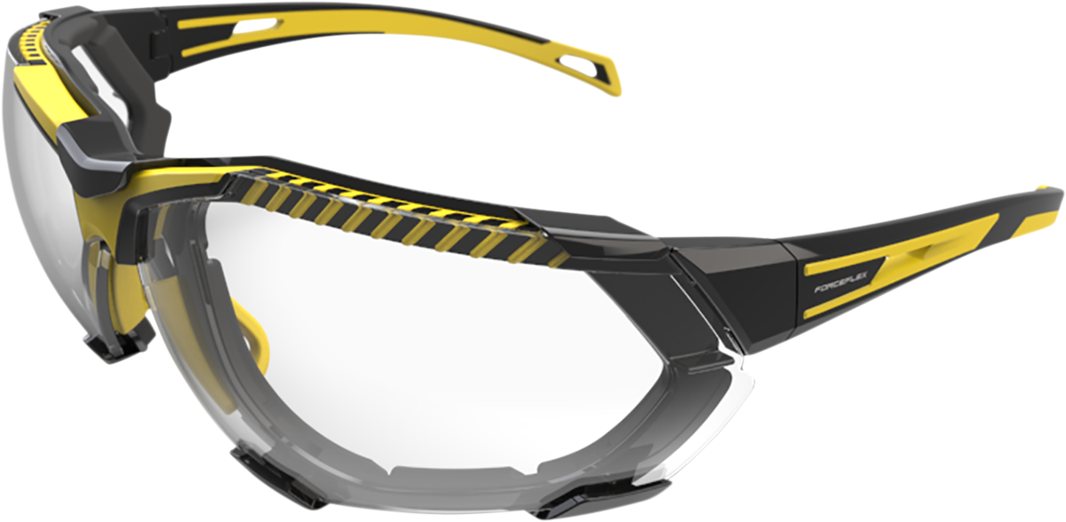 F142BB1B-30AB-4758-B2A1-18EB6A76CAB1 Forceflex - FF4 Sunglasses - Foam - Black/Yellow - Clear Lens