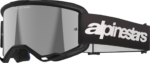 Alpinestars Goggles - Vision 3 Goggle - Wordmark - Black - Silver Mirror Lens