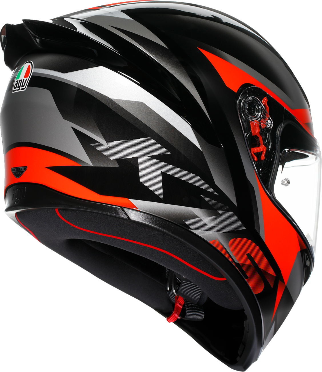 F2670688-4E52-4C7F-A4BA-8A89F39AD359 Agv - K1 S Helmet - Fastlap - Black/Gray/Red