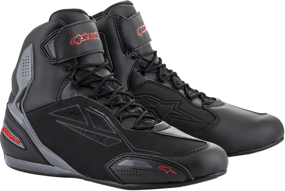 F317E1A5-B34A-4E94-85E7-37D55C63AD60 Alpinestars - Faster-3 Drystar Shoes - Black/Gray/Red