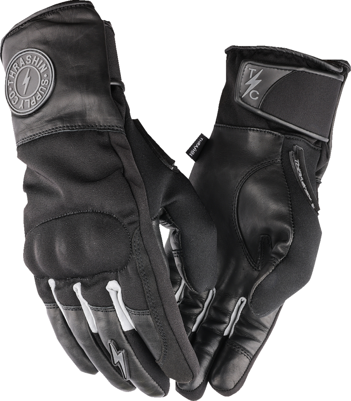 F3490C78-AC99-4020-B4EC-5485A8743994 Thrashin Supply Co. - Mission Waterproof Gloves - Black