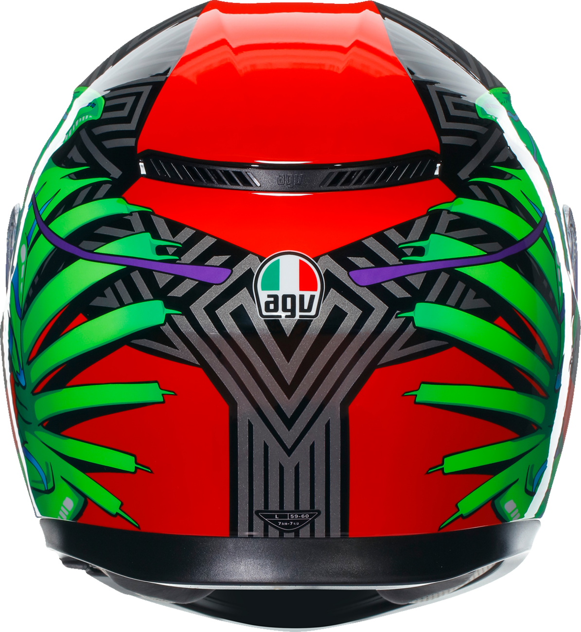 FC54A48C-4067-4D51-B55D-87831FA38C7C Agv - K3 Helmet - Kamaleon - Black/Red/Green