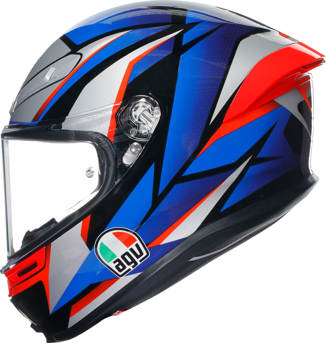 Agv - K6 S Helmet - Slashcut - Black/Blue/Red