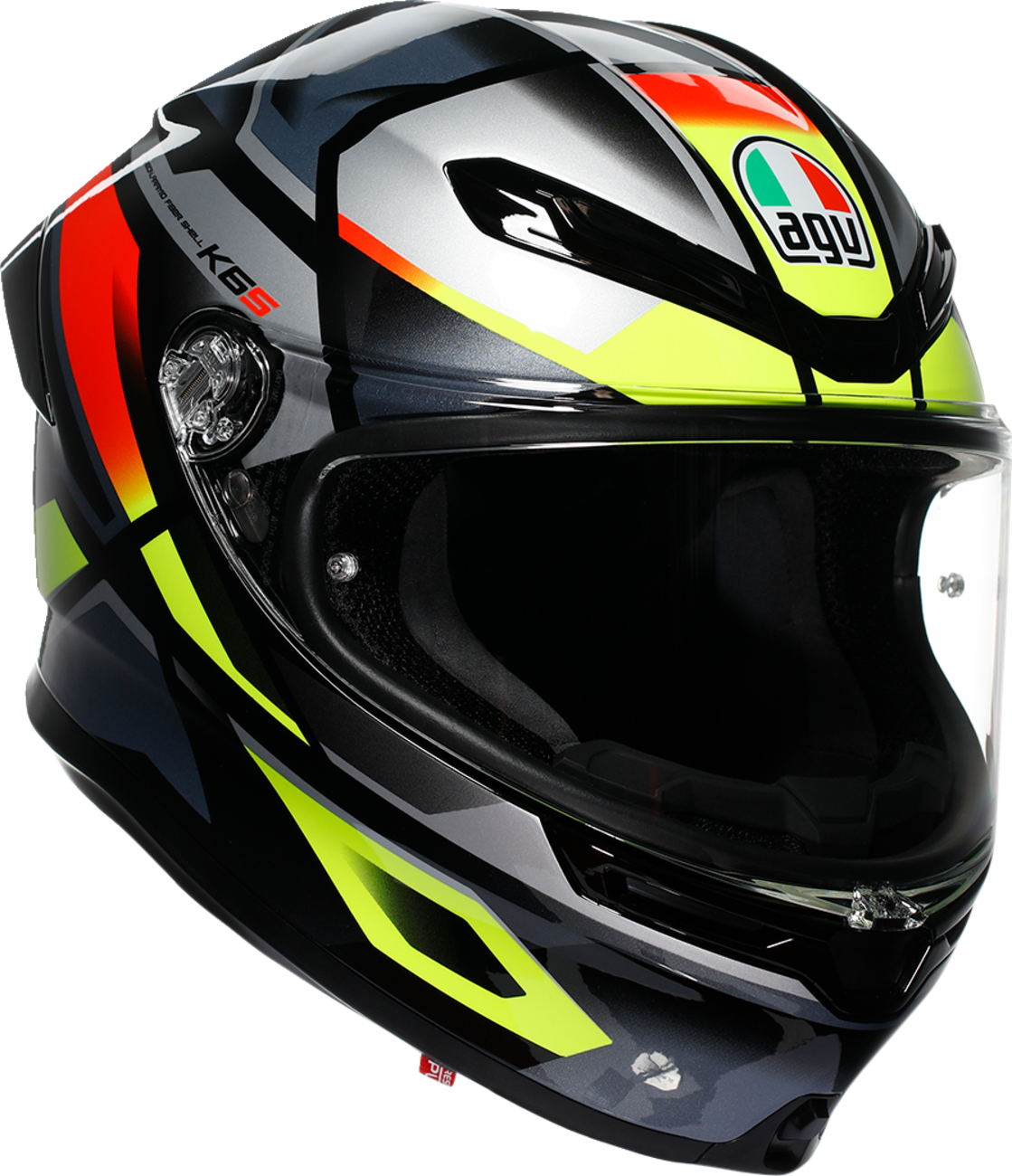 FFD5497E-9E51-45FC-B872-44B220215801 Agv - K6 S Helmet - Erazer - Black/Red/Yellow Fluo