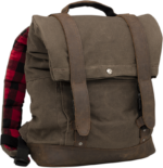 Burly Brand - Roll Top Backpack - Dark Oak