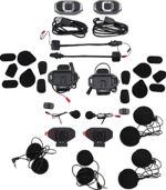 Sena - SF4 Bluetooth Headset - 4-Way - Dual Speakers - Dual Pack