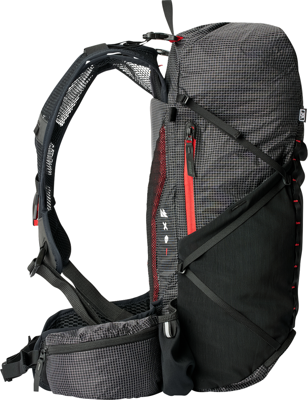 6154D653-AA5D-4D10-A39A-8BF32AACA602 Uswe - Daypack - Mesh Harness - Black