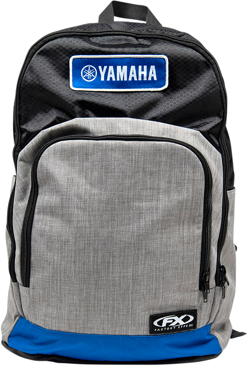 AF89A49C-5611-4E8A-BE5D-C6630EC845B1 Factory Effex - Yamaha Standard Backpack - Black/Gray/Blue