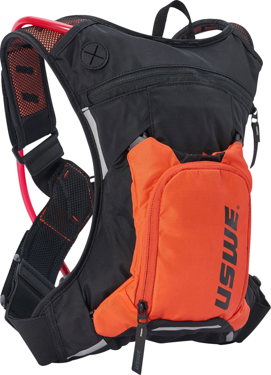 BB60D61F-A858-40DF-89AD-D7AA840EA196 Uswe - Moto Hydration Pack - 3L - Factory Orange/Black