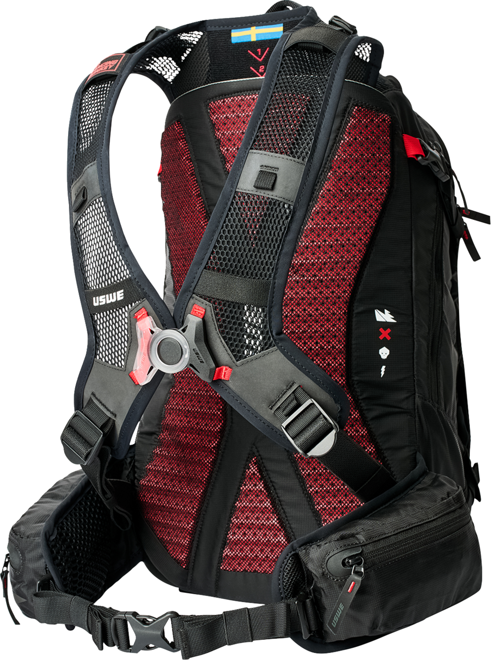 D6F6BDE5-1814-4CDD-AD05-EF14A1EFAFCC Uswe - Daypack - Mesh Harness - Black