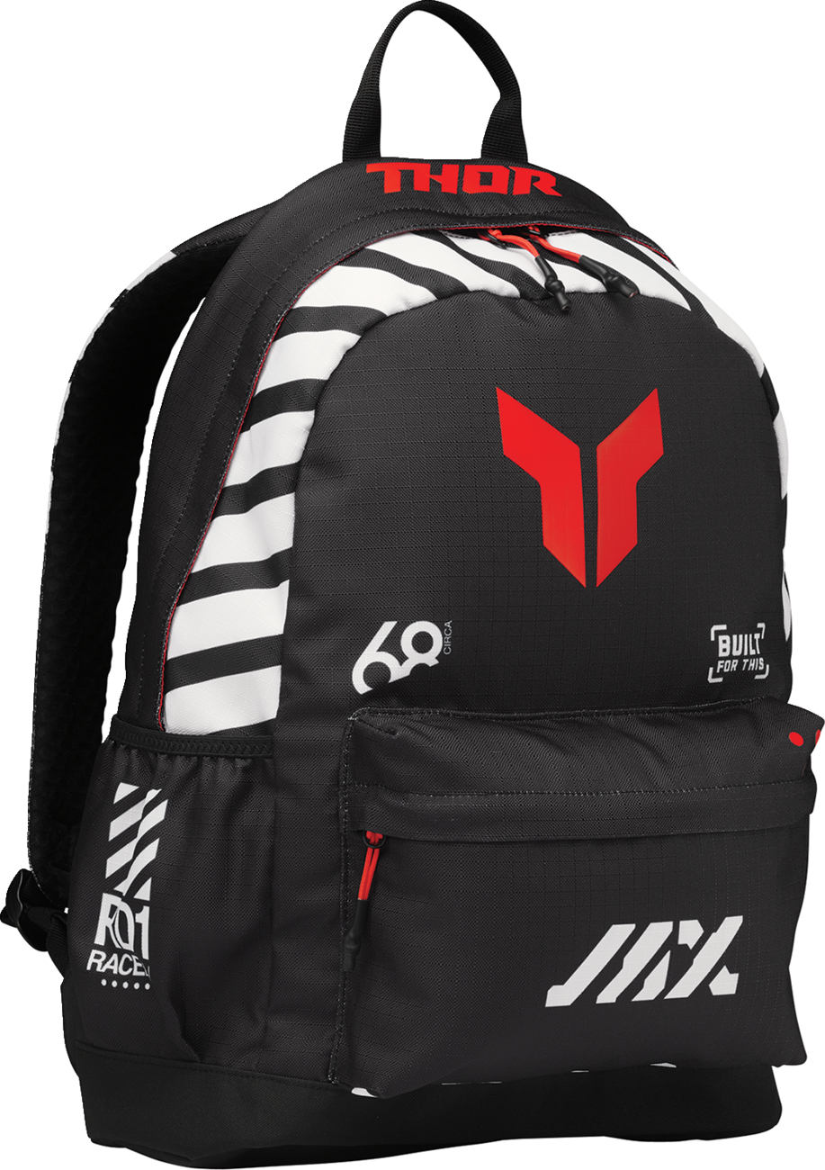 F0890B85-B7B8-40F7-BD20-DEB89BDD7FCD Thor - Varsity Backpack - Black/Coral