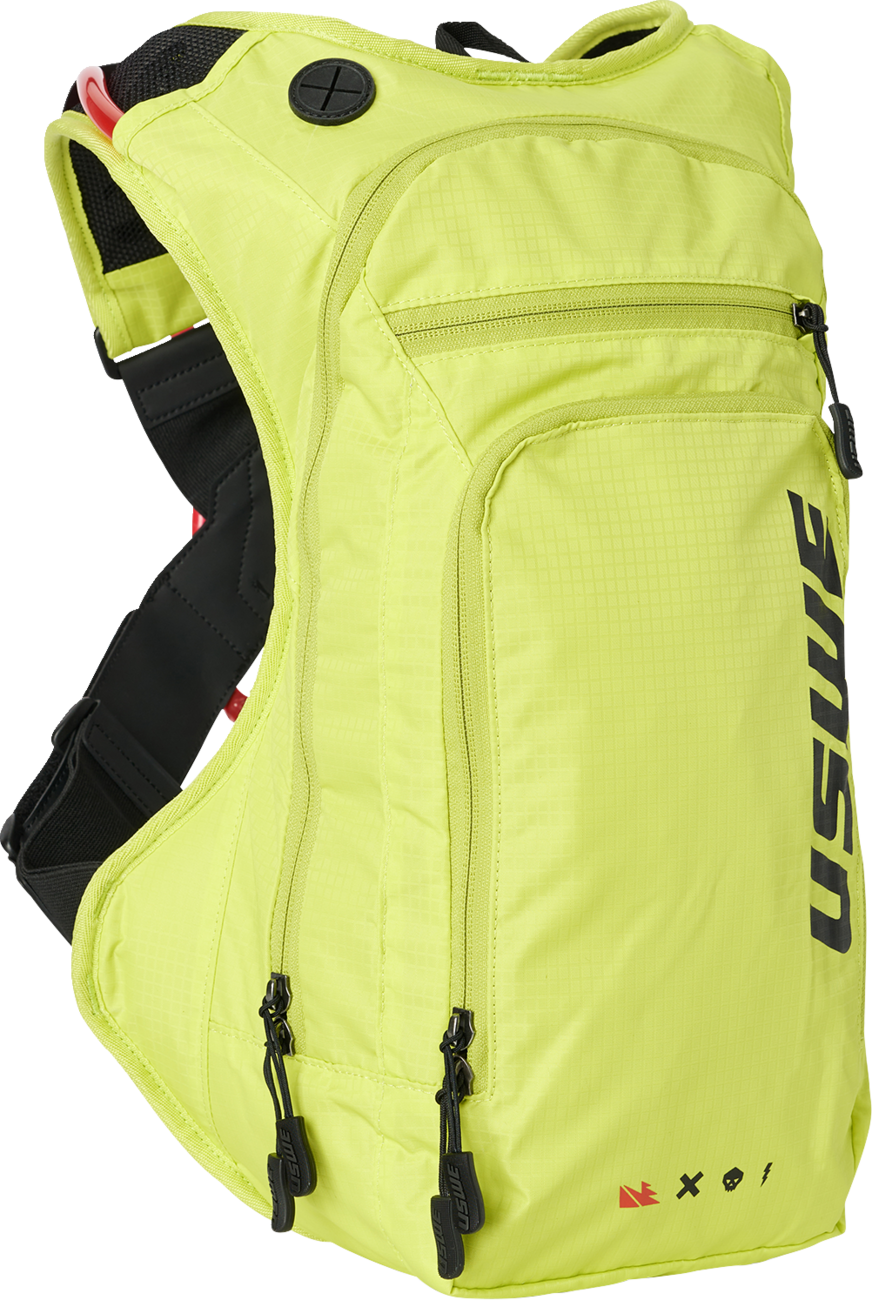 F6BF44F4-2FD4-4200-B5E7-35B5CE774673 Uswe - Outlander Hydration Pack - 9L - Crazy Yellow