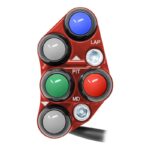 Jetprime - Left Racing Handlebar Switch (Red)